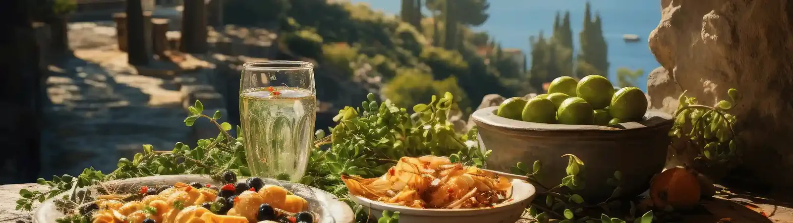 Angerichtetes Gericht in einem Restaurant