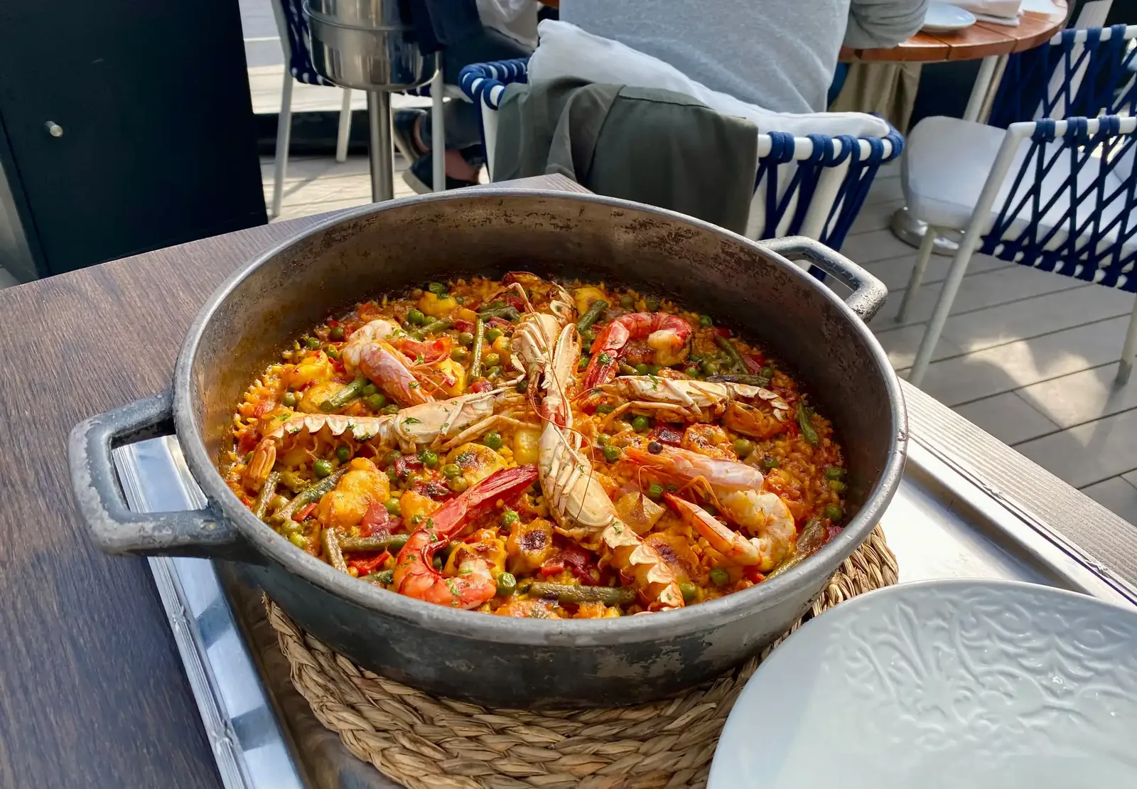 Angerichtetes Gericht in einem Restaurant
