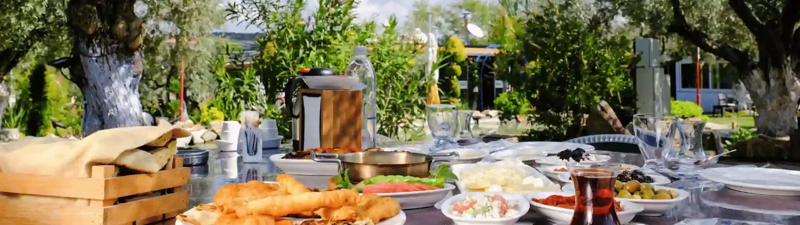 Angerichtetes Gericht in einem Restaurant